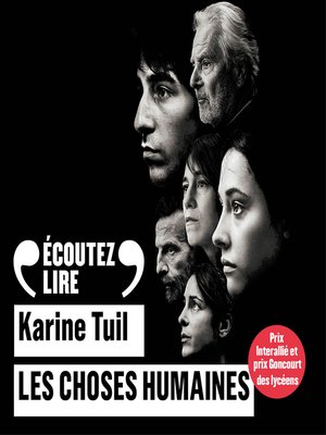 cover image of Les choses humaines